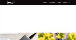 Desktop Screenshot of lexar.com